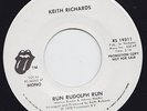 Keith RICHARDS * Run Rudolph Run * 1978 US PROMO 45 * The ROLLING STONES *