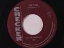 FLAMINGOS: The Vow / Shilly Dilly 45 (solid maroon lbl, sl label bubbling)
