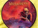 MEGADETH LP PICTURE DISC  -  PEACE SELLS... BUT WHO'S BUYING ?  -  MINT NEUF NEW