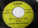 JOHNNIE MAE MATTHEWS RARE DETROIT NORTHERN SOUL 45 ON JAM LABEL LONELY YOU'LL BE
