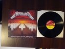 METALLICA - MASTER OF PUPPETS -  LP VINYL RECORD - FIRST PRESS MFN 60