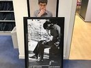 Framed Ian Curtis Of Joy Division Smoking 90's Poster