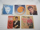 5 vintage Elvis 45rpm vinyl singles Jailhouse Way Down Its only love Dont cry ,