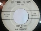 Eddy Bailes & The Cadillac's - If This Is Sin 45 rare popcorn teen doo wop