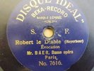 BAER / robert le diable - patrie / DISQUE IDEAL