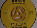 CANTERBURY FAIR days i love/song on a may morning 1968 Koala YELLOW LBL PROMO ?