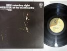 BEN WEBSTAR SATURDAY NIGHT AT THE MONTMARTRE BLACK LION PA-6114 Japan Vinyl LP