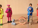 The Beatles Sgt Pepper Szene Scene Figuren Figures Zinn Metal Pewter OVP handp