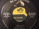 * BOOTS BROWN & BLOCKBUSTERS Trollin/Jim Twangy POPCORN ROCKABILLY RCA 45 HEAR