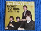 The Beatles Ticket To Ride. Yes It Is. Capitol  5407. Picture Sleeve  VG++