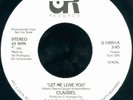 CLAUSEL Let Me Love You MODERN SOUL STEPPER 45 on UP RIGHT VG++