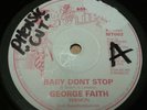 BABY DONT STOP/Time is Short-GEORGE FAITH/Johnny Clarke-MT 002-MR. TIPSY-10