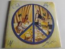 PEACE HAPPY PEOPLE SIGNED COLOURED YELLOW & BLUE DOUBLE VINYL LP 2015 SEALED