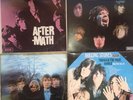 Rolling Stones, 4 LP's Rear, Aftermath, between the buttons, through the past,