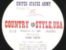 COUNTRY STYLE USA #249 WEBB PIERCE / #250 JIM REEVES US Army Radio 12