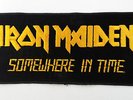 Iron Maiden Somewhere in time logo embroided LARGE patch Sew On music