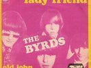 BYRDS Lady Friend 1967 or. Holland NON-LP single YELLOW cover VG++ vinyl & cover