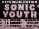 SONIC YOUTH - 1988 - Tourplakat - Concert - Daydream Nation - Tourposter