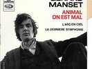 GERARD MANSET / ANIMAL ON EST MAL /  ORIGINAL FRENCH EP / 1968