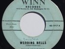 SENATORS: WEDDING BELLS / I SHOULDN’T CARE - RARE DOO-WOP 45rpm - WINN 1917