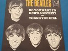 The Beatles 45 picture sleeve, Do you Want to Know a Secret/Thank you Girl, NM