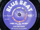 BLUE BEAT- 45/BB3-HIGGS & WILSON-MANNY OH-WHEN YOU TELL ME BABY ska