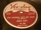BLUES JIMMY REED I'm Gonna Get My Baby / Odds & Ends VJ 298 E+ LATE 78 1958