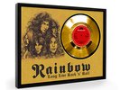 Rainbow Long Live Rock N Roll Framed Gold Disc Display Vinyl (C1)