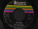 FOUR KINGS: One Night / Lonely Lovers 45 (some lbl wear) Vocal Groups