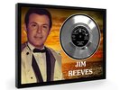 Jim Reeves Distant Drums Framed Silver Disc Display Vinyl (C1)