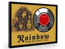 Rainbow Long Live Rock N Roll Framed Silver Disc Display Vinyl (C1)
