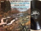 SXL 6624 LP SCHUMANN & GRIEG PIANO CONCERTOS RADU LUPU LSO PREVIN TAS NM