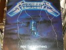 Metallica Ride The Lightning Megaforce First Press LP Vinyl WRI 769