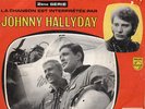 JOHNNY HALLYDAY Les Chevaliers Du Ciel 45 T TEST PRESSING 7'' Serie T.V 1967