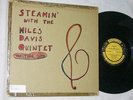 MILES DAVIS QUINTET - STEAMIN' WITH - RARE ORIG 1961 LP - PRESTIGE MONO 7200
