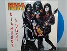 KISS - DIAMONDS IN THE DUST LIVE COMPILATION LP BLUE COLOR VINYL RECORD RARE NM