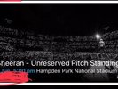 2 x  Ed Sheeran Tickets GLASGOW HAMPDEN SATURDAY 2nd June 2018 standing