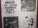 THE WHO  79 TOUR GONNA RAPE YOU  3 LP  No TMOQ