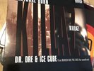 Dr Dre & Ice Cube Natural Born Killaz Death Row Vinyl Hip Hop 12” 1995 Poster