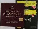 KARAJAN BEETHOVEN SYMPHONY NO.9 DGG ED.1 RED STEREO TULIP 2LP SLPM 138807/808 NM