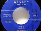 the DUPONTS Little Anthony 45 You / Must be falling in love WINLEY doowop  Ws467