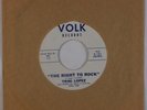 TRINI LOPEZ: The Right to Rock VOLK Rockabilly ORIG NEAR MINT 45 Superb Rocker
