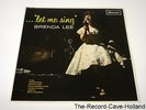 LP BRENDA LEE Let Me Sing UK Pressing 1963 Mono Brunswick LAT 8548