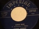 Tommy Ridgley Looped June Mae Imperial Records 45 Original Doo Wop Vocal R& B