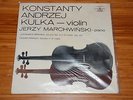 Kulka Marchwinski Brahms Franck Violin Sonatas Polish Muza Stereo 60s SEALED