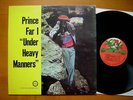 PRINCE FAR I - UNDER HEAVY MANNERS (1980)  VERY RARE US ORIGINAL DEEP ROOTS