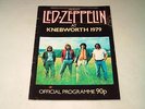 LED ZEPPELIN - AT KNEBWORTH 1979 - PROGRAMME 1979 ORIGINAL RARE F136