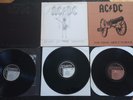 AC/DC records - Back in Black, For Those About to Rock, Flick of the Switch