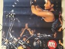 Johnny Hallyday - Retiens La Nuit 1993 - 80x120cm Envoi TUBE  AFFICHE / POSTER V