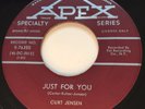 ROCKABILLY Curt Jensen JUST FOR YOU Apex 45 very rare Canadian pressing NM